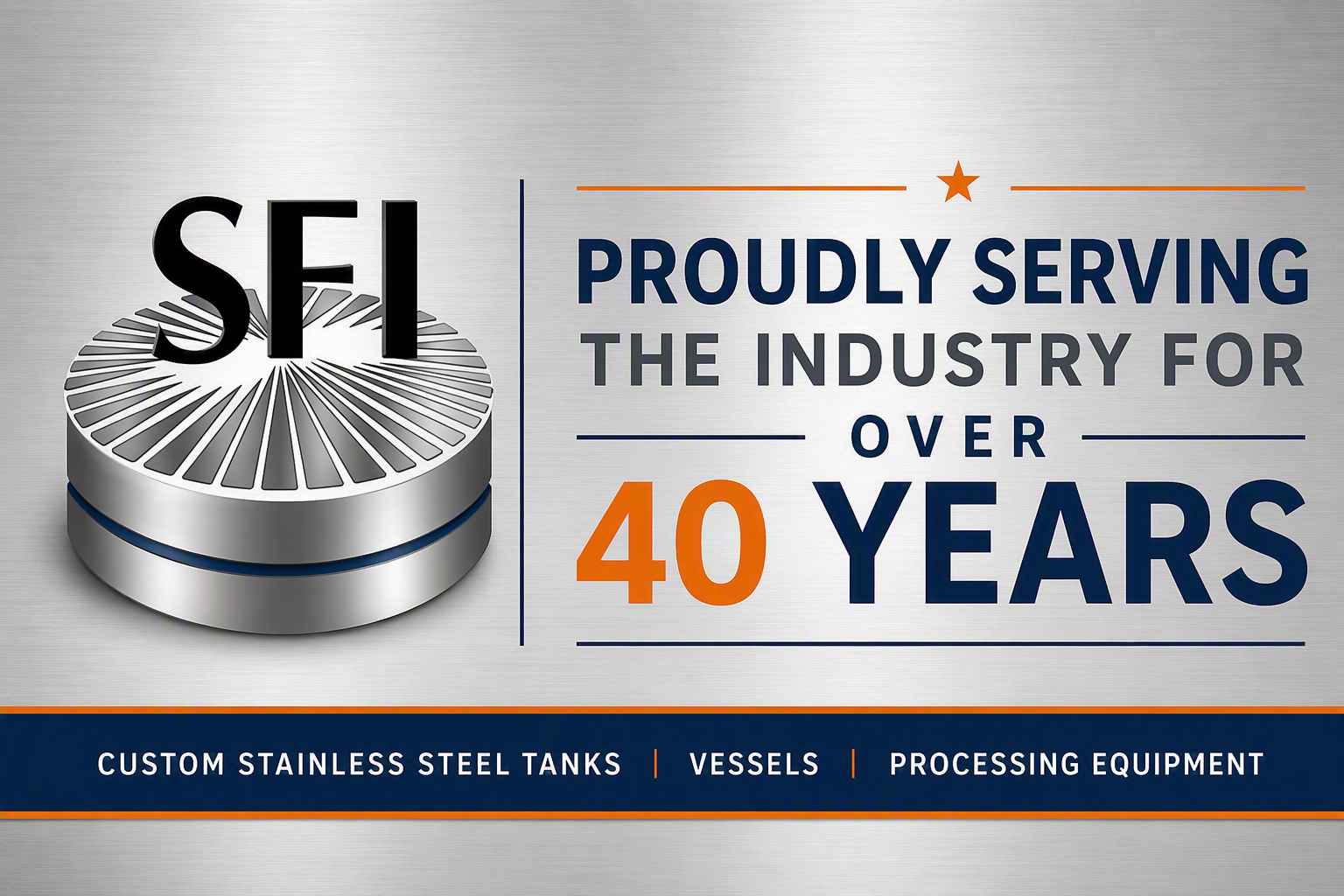 SFI Proudly Serving the Industry for Over 40 Years